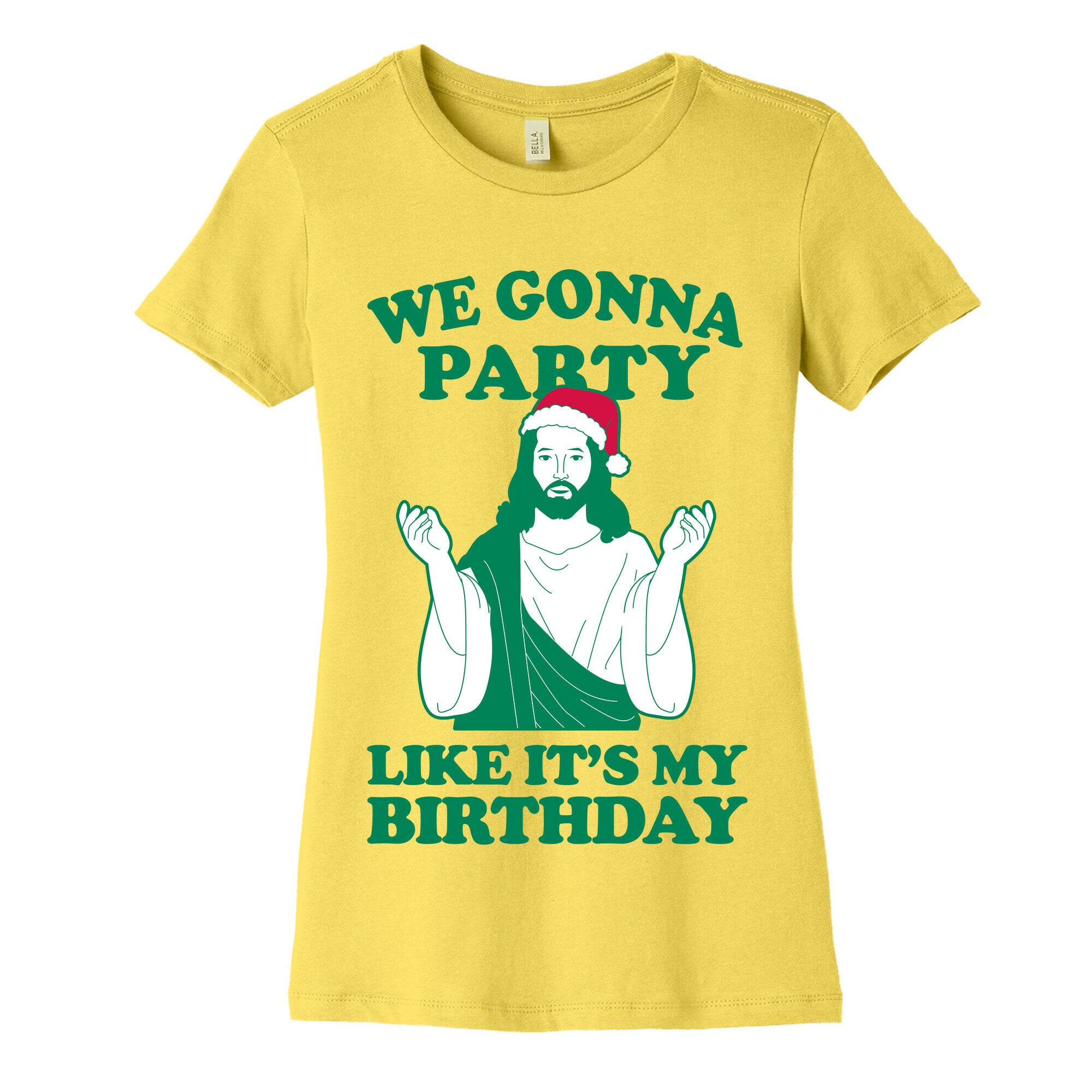 We Gonna Party Like it's My Birthday (jesus) Women's Cotton Tee